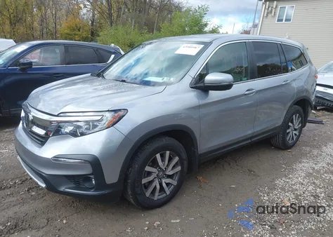 2019 Honda Pilot Ex-L z USA, uszkodzony, nr VIN 5FNYF6H59KB054826